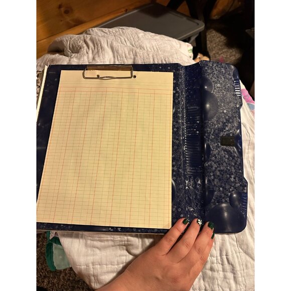 Vintage 90s atomic Trapper Keeper, Meade Designer series folder portfolio binder - Picture 6 of 9